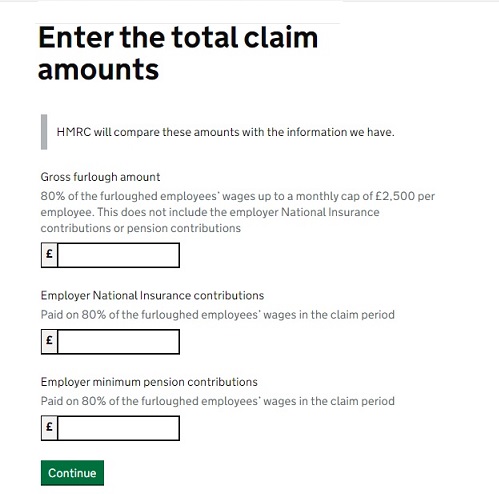Job Retention Scheme Portal Step 12