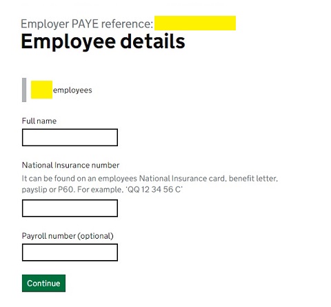 Job Retention Scheme Portal Step 14