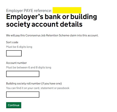 Job Retention Scheme Portal Step 16