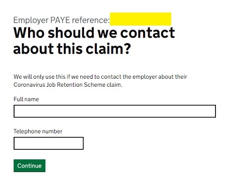 Job Retention Scheme Portal Step 18