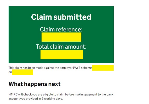 Job Retention Scheme Portal Step 21